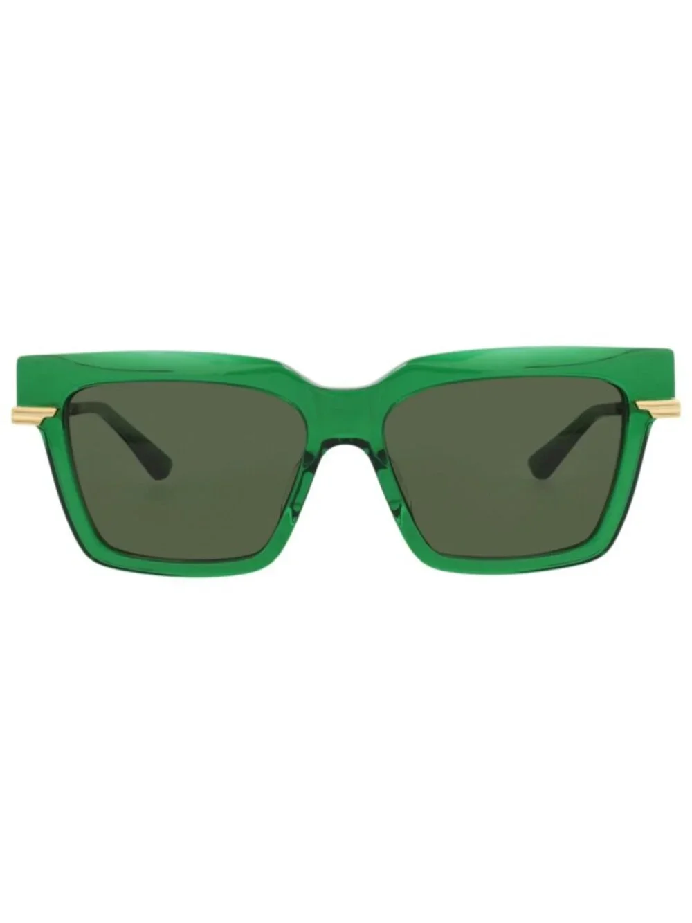 New Bottega Veneta Women's Sunglasses Square Rectangle Recycled Acetate Frame